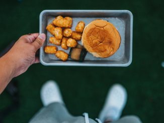 Hamburgare recept illustration