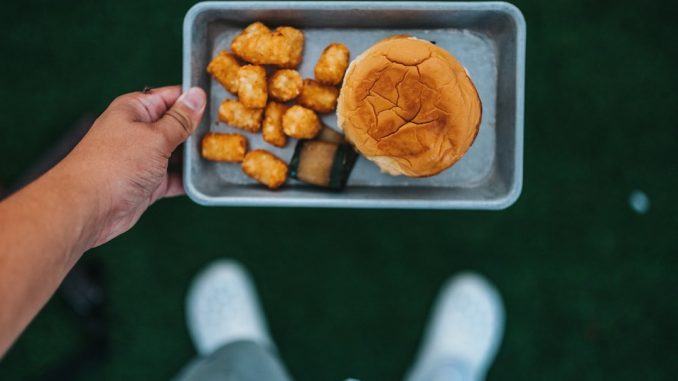 Hamburgare recept illustration