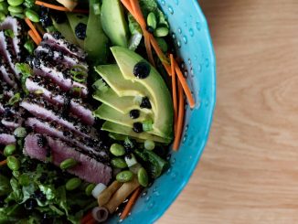 Salladsrecept med asiatisk touch illustration