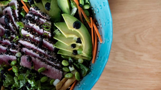 Salladsrecept med asiatisk touch illustration