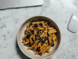 Vegetarisk lasagne recept illustration