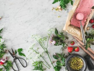 Hemlagad glass med olika smaker att njuta av illustration