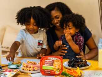 veganvänliga lunchlådor för arbetsveckan illustration