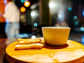 Hälsosamma alternativ till traditionella snacks illustration