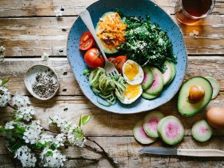 Vegetariska alternativ till klassiska svenska smörgåsbord illustration