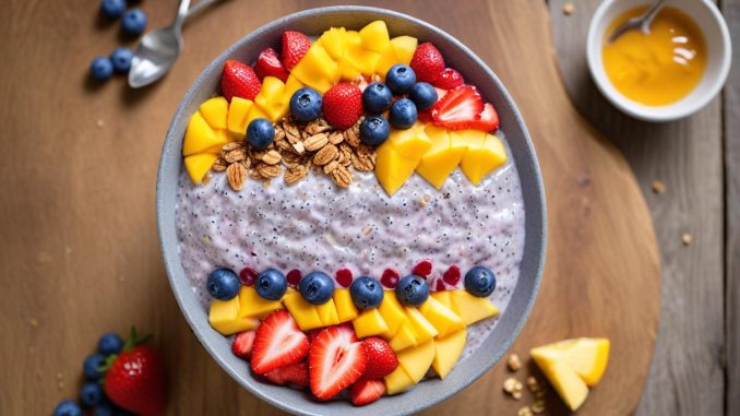 Chiapudding - perfekt frukost på ett kick! illustration