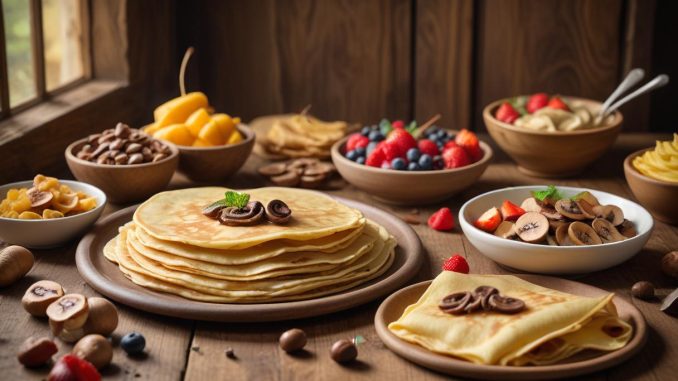 Crepes som ger smaklökarna en fest! illustration