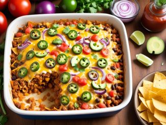 Enkel och krämig tacogratäng för fredagsfesten! illustration
