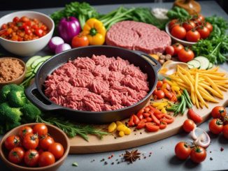 Goda och enkla rätter med köttfärs att testa illustration
