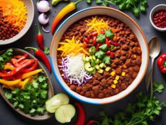 Härlig chili con carne för alla smaker illustration