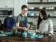Vegetariska rätter med fokus på nordiska ingredienser illustration