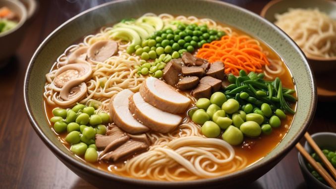 Kryddig ramen för alla smaker och tillfällen! illustration