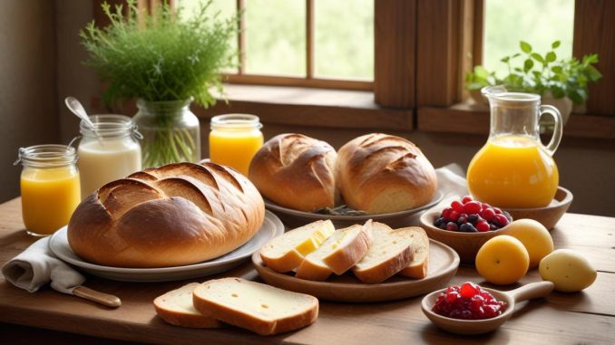 Lantbröd som gör frukosten lite lyxigare illustration