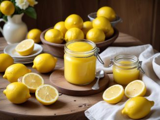 Lemon curd illustration