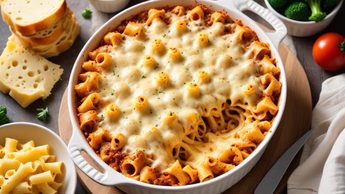 Smakrik pastagratäng med kassler – enkelt och gott! illustration
