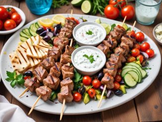 Souvlaki som lyfter din sommarkväll! illustration