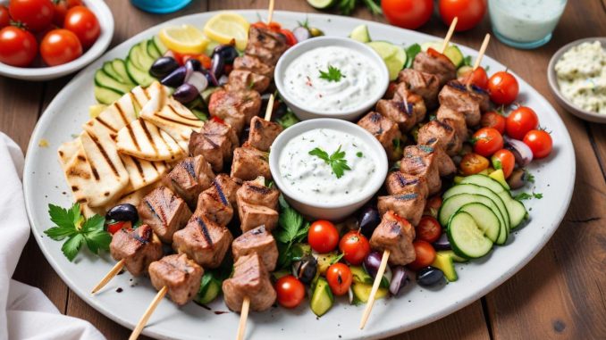 Souvlaki som lyfter din sommarkväll! illustration