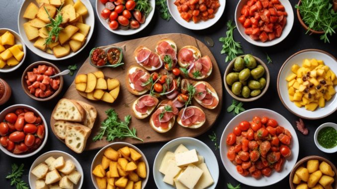 Tapas som gör varje middag fantastisk! illustration