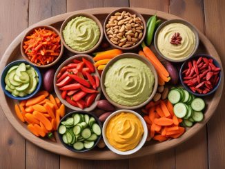 Nyttiga snacks för ett bättre humör illustration